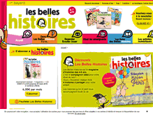 Tablet Screenshot of belleshistoires.com